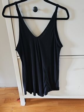 Free People Beach Black V-Neck Women's Tank Dress Size XS